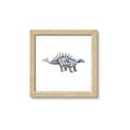 Picture of Gray Dino X _GroupedProduct_Square_Mini_ _GroupedProduct_Square_Framed_Matted_