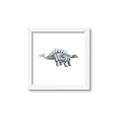 Picture of Gray Dino X _GroupedProduct_Square_Mini_ _GroupedProduct_Square_Framed_Matted_