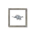 Picture of Gray Dino X _GroupedProduct_Square_Mini_ _GroupedProduct_Square_Framed_Matted_