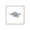 Picture of Gray Dino X _GroupedProduct_Square_Mini_ _GroupedProduct_Square_Framed_Matted_
