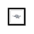 Picture of Gray Dino X _GroupedProduct_Square_Mini_ _GroupedProduct_Square_Framed_Matted_