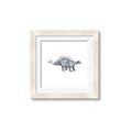 Picture of Gray Dino X _GroupedProduct_Square_Mini_ _GroupedProduct_Square_Framed_Matted_