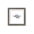 Picture of Gray Dino X _GroupedProduct_Square_Mini_ _GroupedProduct_Square_Framed_Matted_