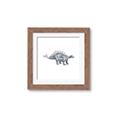 Picture of Gray Dino X _GroupedProduct_Square_Mini_ _GroupedProduct_Square_Framed_Matted_