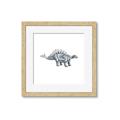 Picture of Gray Dino X _GroupedProduct_Square_Mini_ _GroupedProduct_Square_Framed_Matted_