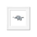 Picture of Gray Dino X _GroupedProduct_Square_Mini_ _GroupedProduct_Square_Framed_Matted_