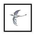 Picture of Gray Dino XI _GroupedProduct_Square_Mini_ _GroupedProduct_Square_Framed_Matted_