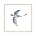 Picture of Gray Dino XI _GroupedProduct_Square_Mini_ _GroupedProduct_Square_Framed_Matted_