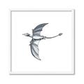 Picture of Gray Dino XI _GroupedProduct_Square_Mini_ _GroupedProduct_Square_Framed_Matted_