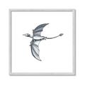 Picture of Gray Dino XI _GroupedProduct_Square_Mini_ _GroupedProduct_Square_Framed_Matted_