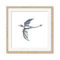 Picture of Gray Dino XI _GroupedProduct_Square_Mini_ _GroupedProduct_Square_Framed_Matted_