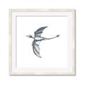 Picture of Gray Dino XI _GroupedProduct_Square_Mini_ _GroupedProduct_Square_Framed_Matted_