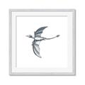 Picture of Gray Dino XI _GroupedProduct_Square_Mini_ _GroupedProduct_Square_Framed_Matted_
