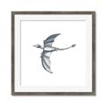 Picture of Gray Dino XI _GroupedProduct_Square_Mini_ _GroupedProduct_Square_Framed_Matted_