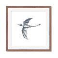 Picture of Gray Dino XI _GroupedProduct_Square_Mini_ _GroupedProduct_Square_Framed_Matted_