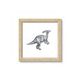 Picture of Gray Dino XII _GroupedProduct_Square_Mini_ _GroupedProduct_Square_Framed_Matted_