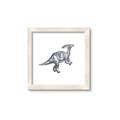 Picture of Gray Dino XII _GroupedProduct_Square_Mini_ _GroupedProduct_Square_Framed_Matted_