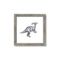 Picture of Gray Dino XII _GroupedProduct_Square_Mini_ _GroupedProduct_Square_Framed_Matted_