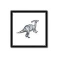 Picture of Gray Dino XII _GroupedProduct_Square_Mini_ _GroupedProduct_Square_Framed_Matted_