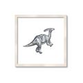 Picture of Gray Dino XII _GroupedProduct_Square_Mini_ _GroupedProduct_Square_Framed_Matted_