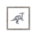 Picture of Gray Dino XII _GroupedProduct_Square_Mini_ _GroupedProduct_Square_Framed_Matted_