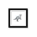 Picture of Gray Dino XII _GroupedProduct_Square_Mini_ _GroupedProduct_Square_Framed_Matted_