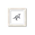 Picture of Gray Dino XII _GroupedProduct_Square_Mini_ _GroupedProduct_Square_Framed_Matted_