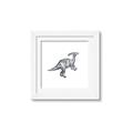 Picture of Gray Dino XII _GroupedProduct_Square_Mini_ _GroupedProduct_Square_Framed_Matted_