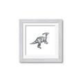 Picture of Gray Dino XII _GroupedProduct_Square_Mini_ _GroupedProduct_Square_Framed_Matted_