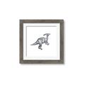 Picture of Gray Dino XII _GroupedProduct_Square_Mini_ _GroupedProduct_Square_Framed_Matted_