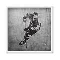 Picture of Ice Hockey Player II _GroupedProduct_Square_Mini_ _GroupedProduct_Square_Framed_Matted_