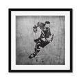 Picture of Ice Hockey Player II _GroupedProduct_Square_Mini_ _GroupedProduct_Square_Framed_Matted_