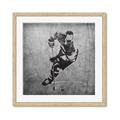Picture of Ice Hockey Player II _GroupedProduct_Square_Mini_ _GroupedProduct_Square_Framed_Matted_