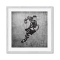 Picture of Ice Hockey Player II _GroupedProduct_Square_Mini_ _GroupedProduct_Square_Framed_Matted_