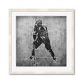 Picture of Ice Hockey Player I _GroupedProduct_Square_Mini_ _GroupedProduct_Square_Framed_Matted_