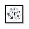 Picture of Hockey Party _GroupedProduct_Square_Mini_ _GroupedProduct_Square_Framed_Matted_