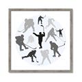 Picture of Hockey Party _GroupedProduct_Square_Mini_ _GroupedProduct_Square_Framed_Matted_