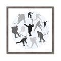 Picture of Hockey Party _GroupedProduct_Square_Mini_ _GroupedProduct_Square_Framed_Matted_