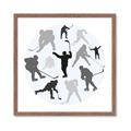 Picture of Hockey Party _GroupedProduct_Square_Mini_ _GroupedProduct_Square_Framed_Matted_