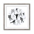 Picture of Hockey Party _GroupedProduct_Square_Mini_ _GroupedProduct_Square_Framed_Matted_