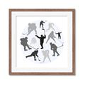 Picture of Hockey Party _GroupedProduct_Square_Mini_ _GroupedProduct_Square_Framed_Matted_