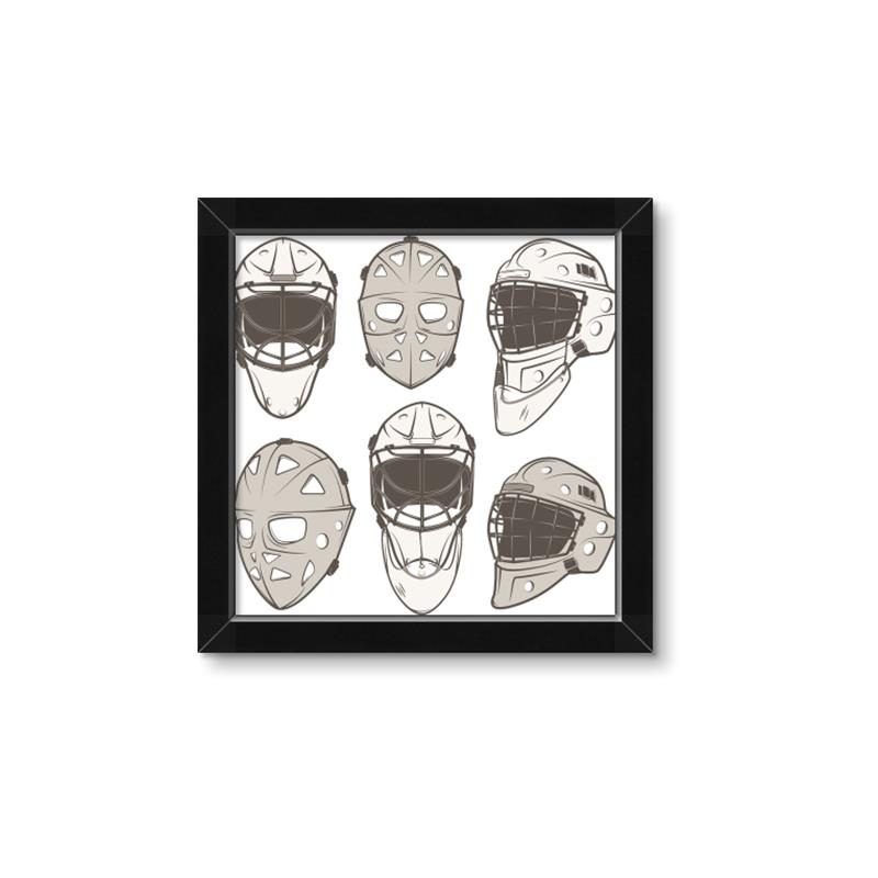 Picture of All the Masks _GroupedProduct_Square_Mini_ _GroupedProduct_Square_Framed_Matted_