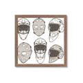 Picture of All the Masks _GroupedProduct_Square_Mini_ _GroupedProduct_Square_Framed_Matted_