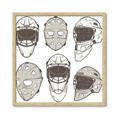 Picture of All the Masks _GroupedProduct_Square_Mini_ _GroupedProduct_Square_Framed_Matted_