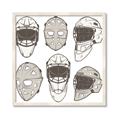 Picture of All the Masks _GroupedProduct_Square_Mini_ _GroupedProduct_Square_Framed_Matted_