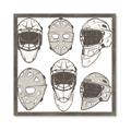 Picture of All the Masks _GroupedProduct_Square_Mini_ _GroupedProduct_Square_Framed_Matted_