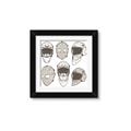 Picture of All the Masks _GroupedProduct_Square_Mini_ _GroupedProduct_Square_Framed_Matted_