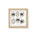 Picture of All the Masks _GroupedProduct_Square_Mini_ _GroupedProduct_Square_Framed_Matted_