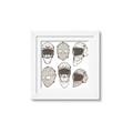 Picture of All the Masks _GroupedProduct_Square_Mini_ _GroupedProduct_Square_Framed_Matted_