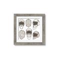 Picture of All the Masks _GroupedProduct_Square_Mini_ _GroupedProduct_Square_Framed_Matted_